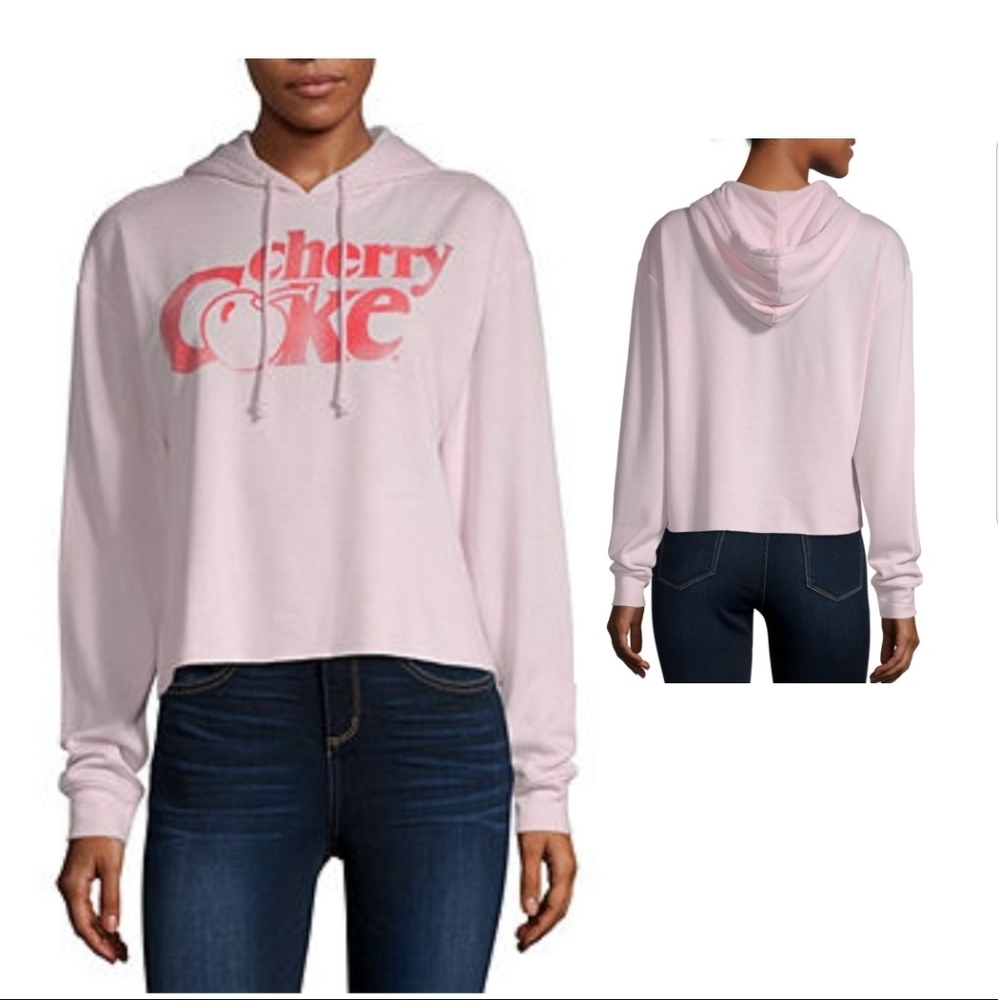 NWOT/Coca-Cola Womens Long Sleeve Fleece Hoodie -
